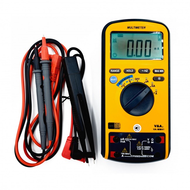 Мультиметр цифровой с повышенной защитой VA-MM41 Мультиметр цифровой с повышенной защитой VA-MM41