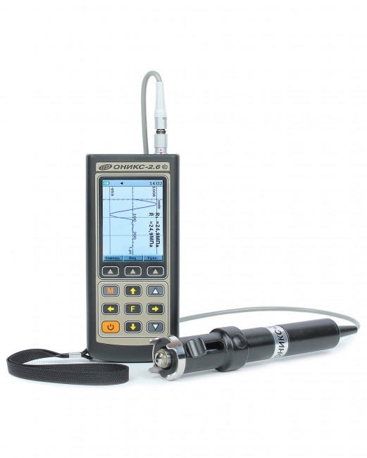 Измеритель прочности бетона ОНИКС-2.6ЛБ версия 1 со встроенным пирометром