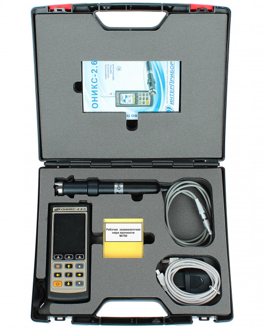 Измеритель прочности бетона ОНИКС-2.6ВБ версия 2 без встроенного пирометра Измеритель прочности бетона ОНИКС-2.6ВБ версия 2 без встроенного пирометра