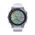 Часы Garmin Fenix 7 Sapphire Solar титановый синий минерал DLC с белым ремешком Часы Garmin Fenix 7 Sapphire Solar титановый синий минерал DLC с белым ремешком
