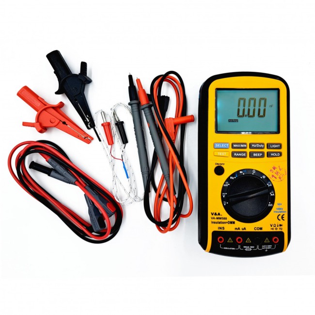 Мультиметр-мегаомметр VA-MM588 Мультиметр-мегаомметр VA-MM588