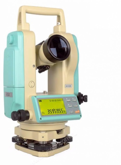 Электронный теодолит RGK T-05 (оптический отвес) с поверкой Электронный теодолит RGK T-05 (оптический отвес) с поверкой