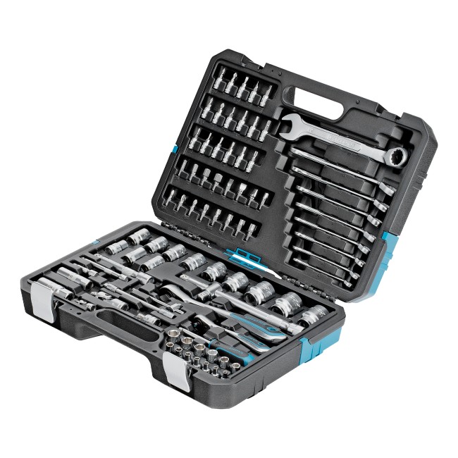 Набор инструментов 1/4", 1/2", CrV 82 предмета Gross