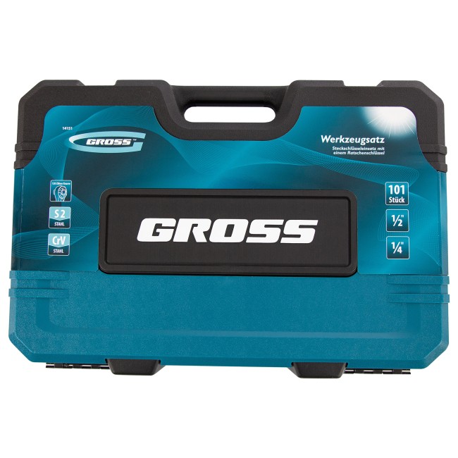 Набор инструментов 1/4", 1/2", CrV 101 предмет Gross