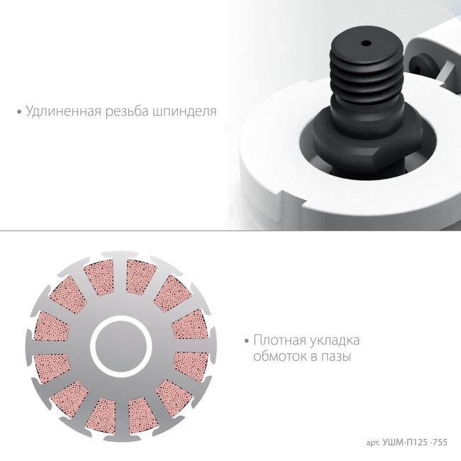 УШМ ЗУБР Профессионал УШМ-П125-755 УШМ ЗУБР Профессионал УШМ-П125-755