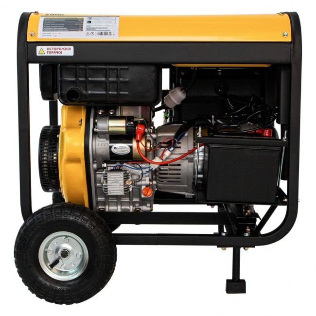 Генератор дизельный DD6300Е, 5.0 кВт Denzel