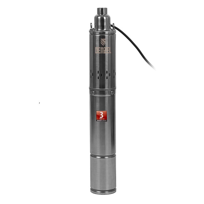 Скважинный насос DWS-4-150, винтовой, диаметр 4", 1300 Вт, 2000 л/ч, напор 150 м Denzel Скважинный насос DWS-4-150, винтовой, диаметр 4", 1300 Вт, 2000 л/ч, напор 150 м Denzel