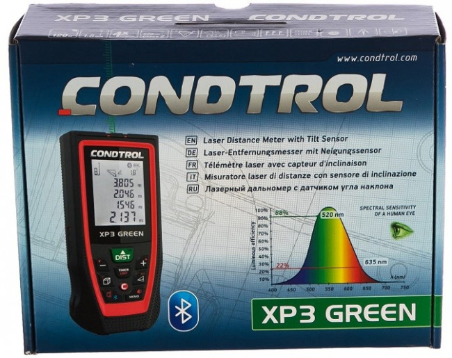Лазерный дальномер Condtrol XP3 Green Лазерный дальномер Condtrol XP3 Green