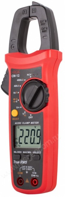 Токовые клещи RGK CM-12 с поверкой