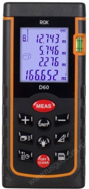 Лазерный дальномер RGK D60 Лазерный дальномер RGK D60