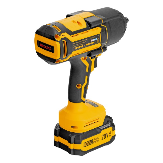 Гайковерт ударный аккумуляторный CIWH-BL-20-1000 Denzel