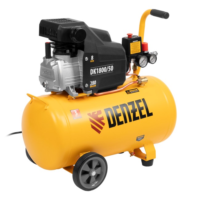 Компрессор воздушный коаксиальный DK1800/50 Х-PRO Denzel Компрессор воздушный коаксиальный DK1800/50 Х-PRO Denzel