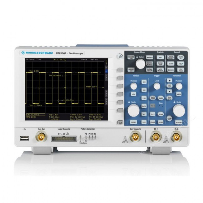 Осциллограф Rohde Schwarz RTC1002  MAX, 2 канала, 100 МГц, генератор