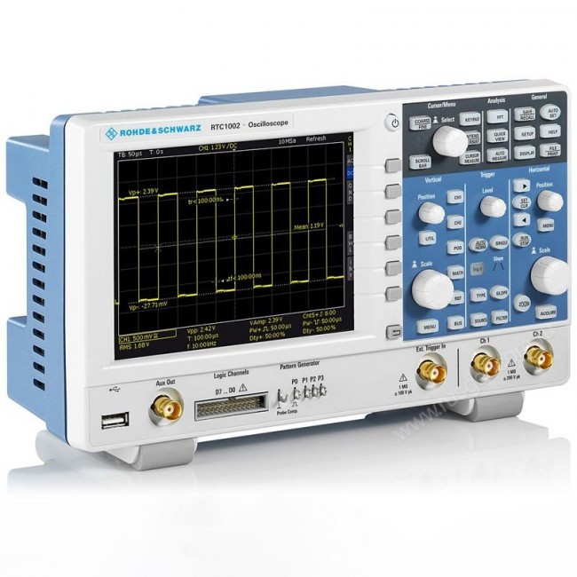 Осциллограф Rohde Schwarz RTC1002  MAX, 2 канала, 100 МГц, генератор