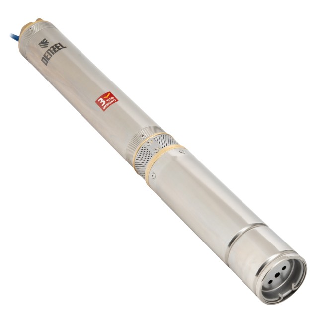 Скважинный насос DWC-4-80, центробежный, диаметр 4", 1500 Вт, 5700 л/ч, напор 80 м Denzel Скважинный насос DWC-4-80, центробежный, диаметр 4", 1500 Вт, 5700 л/ч, напор 80 м Denzel