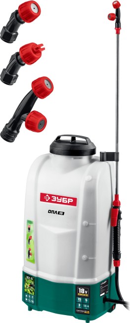 Аккумуляторный опрыскиватель ОПЛ-15 ЗУБР 15 л