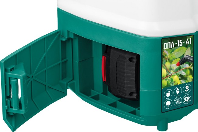 Аккумуляторный опрыскиватель ОПЛ-15-41 ЗУБР 15 л
