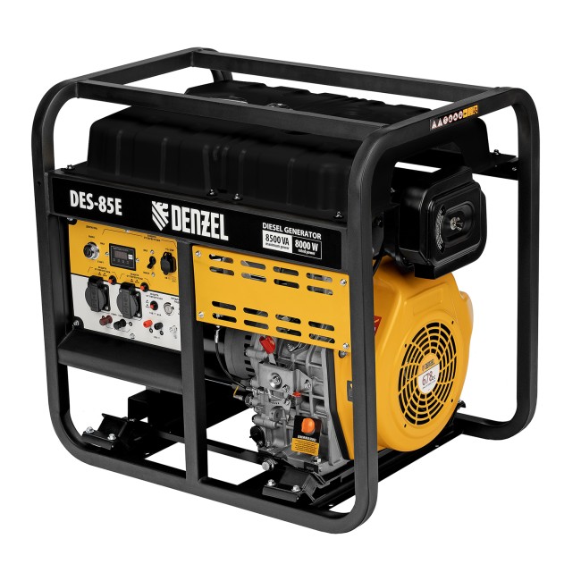Генератор дизельный DES-85E, 8,5 кВт Denzel