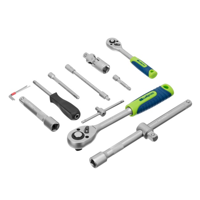 Набор инструментов 1/2", 1/4" 94 предмета Сибртех
