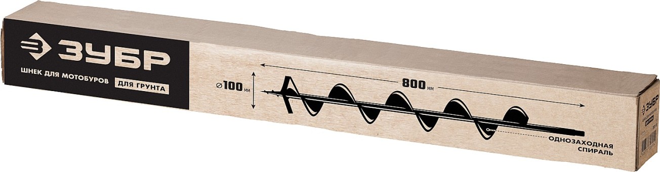 Шнек для мотобуров ЗУБР d 100 мм, грунт Шнек для мотобуров ЗУБР d 100 мм, грунт