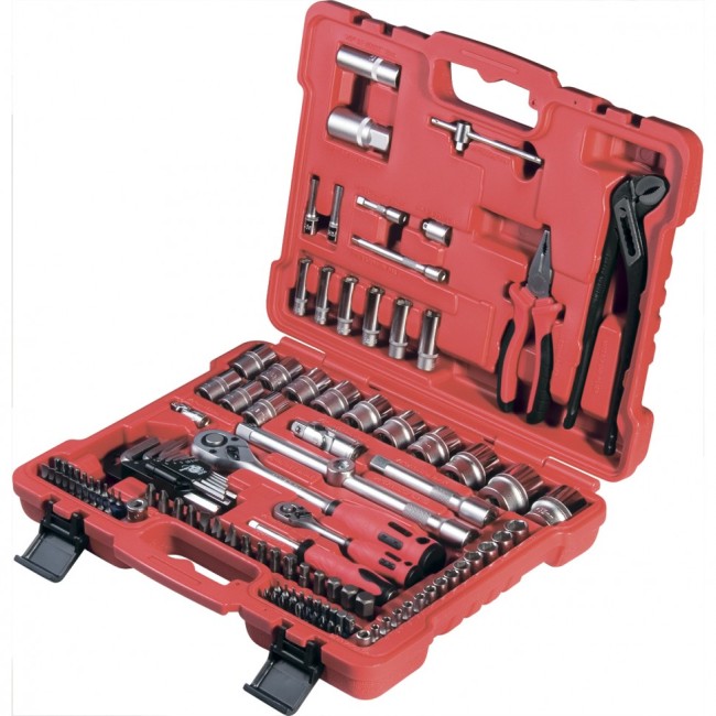 Набор слесарно-монтажный 1/4, 1/2, 5/16" 117 предметов Matrix ProFI Набор слесарно-монтажный 1/4, 1/2, 5/16" 117 предметов Matrix ProFI