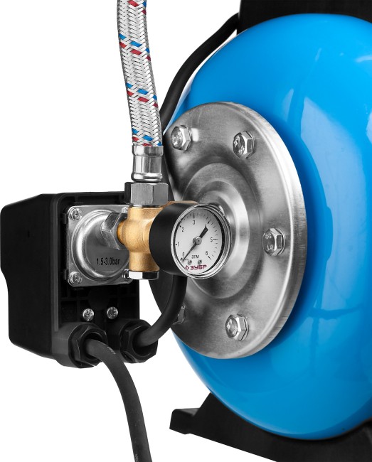 Насосная станция автоматическая НАС-М3-800 ЗУБР 800 Вт, бак 20 л