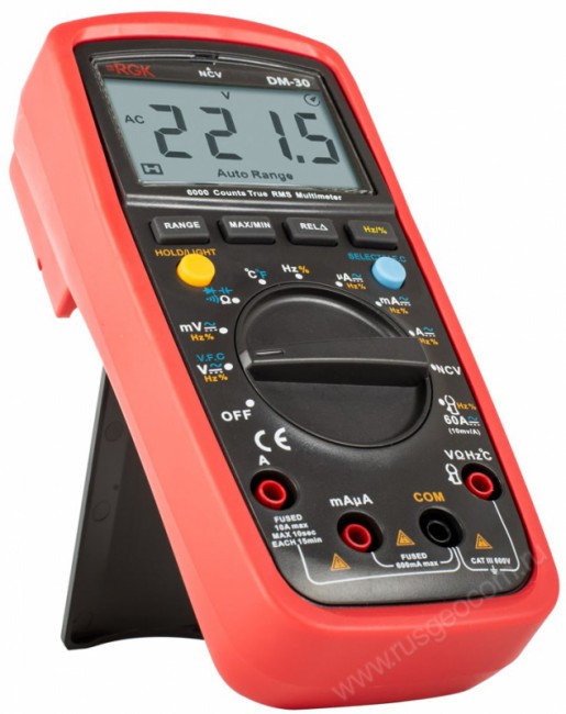 Мультиметр RGK DM-30 с поверкой Мультиметр RGK DM-30 с поверкой