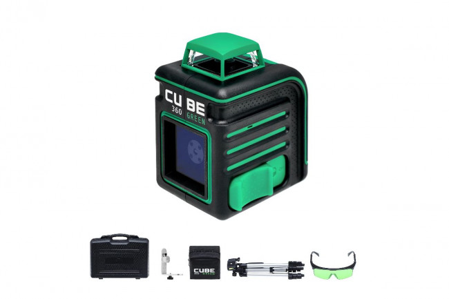 Лазерный уровень ADA Cube 360 Green Ultimate Edition Лазерный уровень ADA Cube 360 Green Ultimate Edition