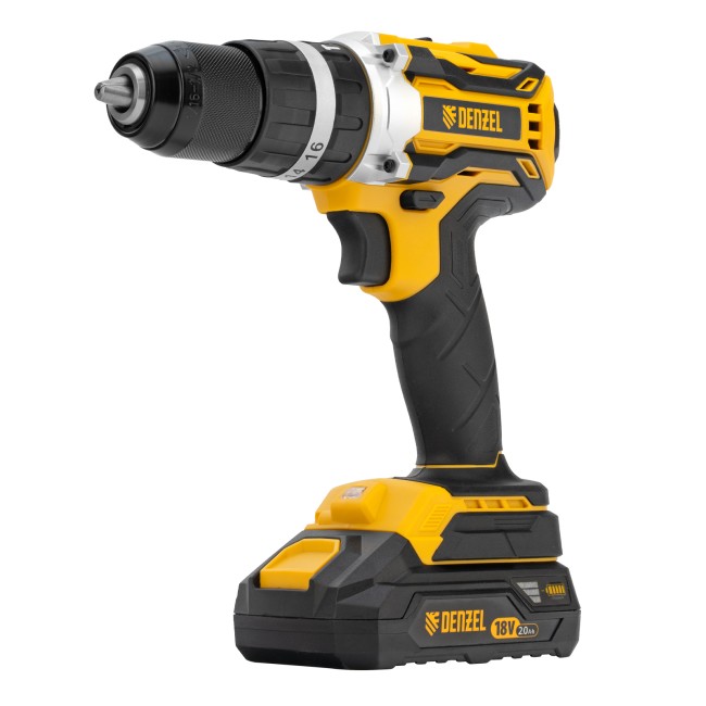 Дрель-шуруповерт аккумуляторная ударная CIDB-18-02 Denzel